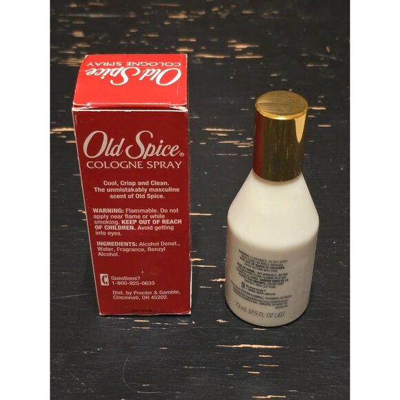 Vintage Old Spice Original Cologne Spray 2.5 Oz Bottle With Box Procter & Gamble - Picture 2 of 2